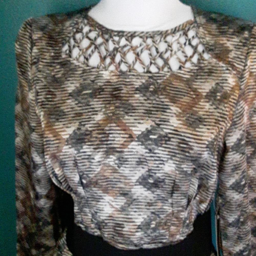 LUMIERE diamond pattern dress - Picture 2 of 9